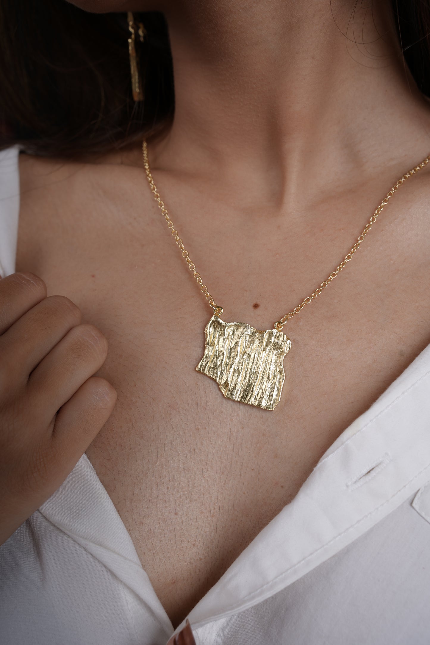 Tree Bark Necklace