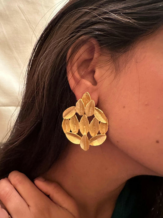 Brich Leaf Earring Mojewindia