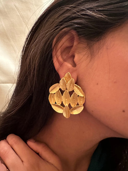 Brich Leaf Earring