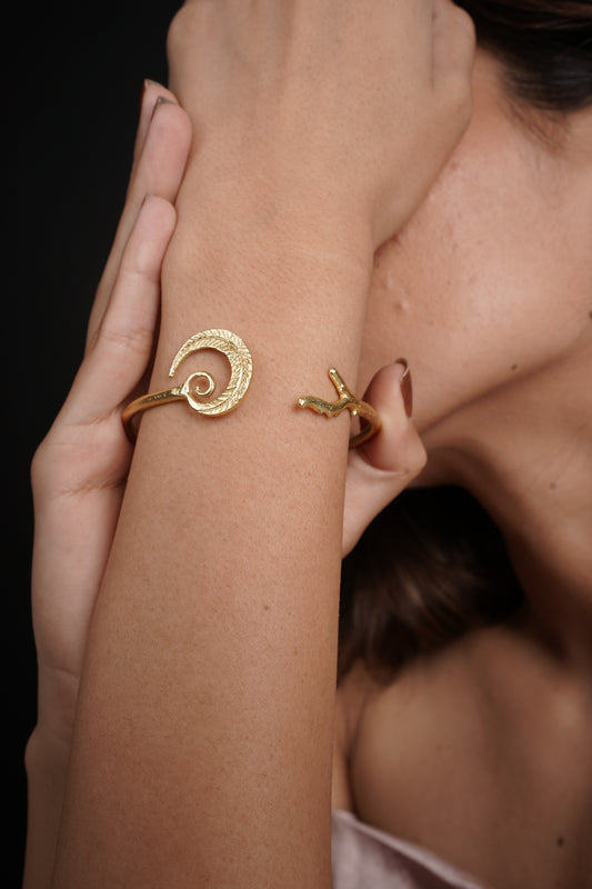 Curved Cuff Bracelet