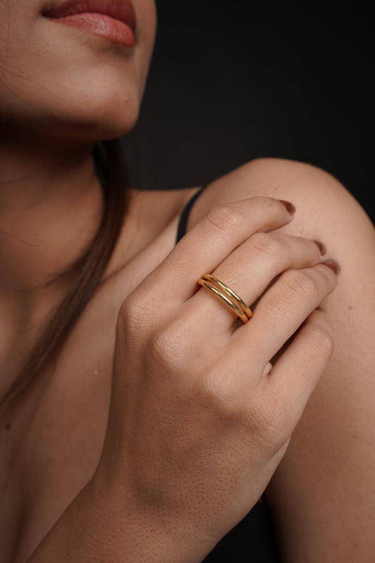 Double Line Ring