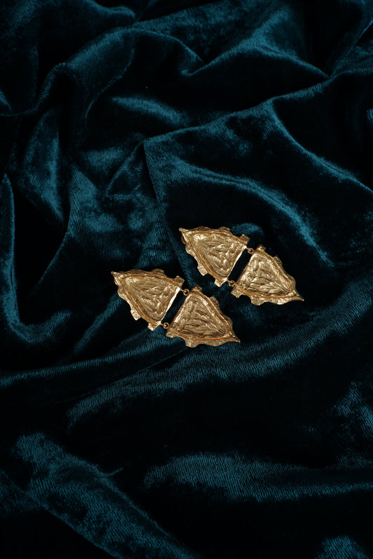 Twin Triangle Earring