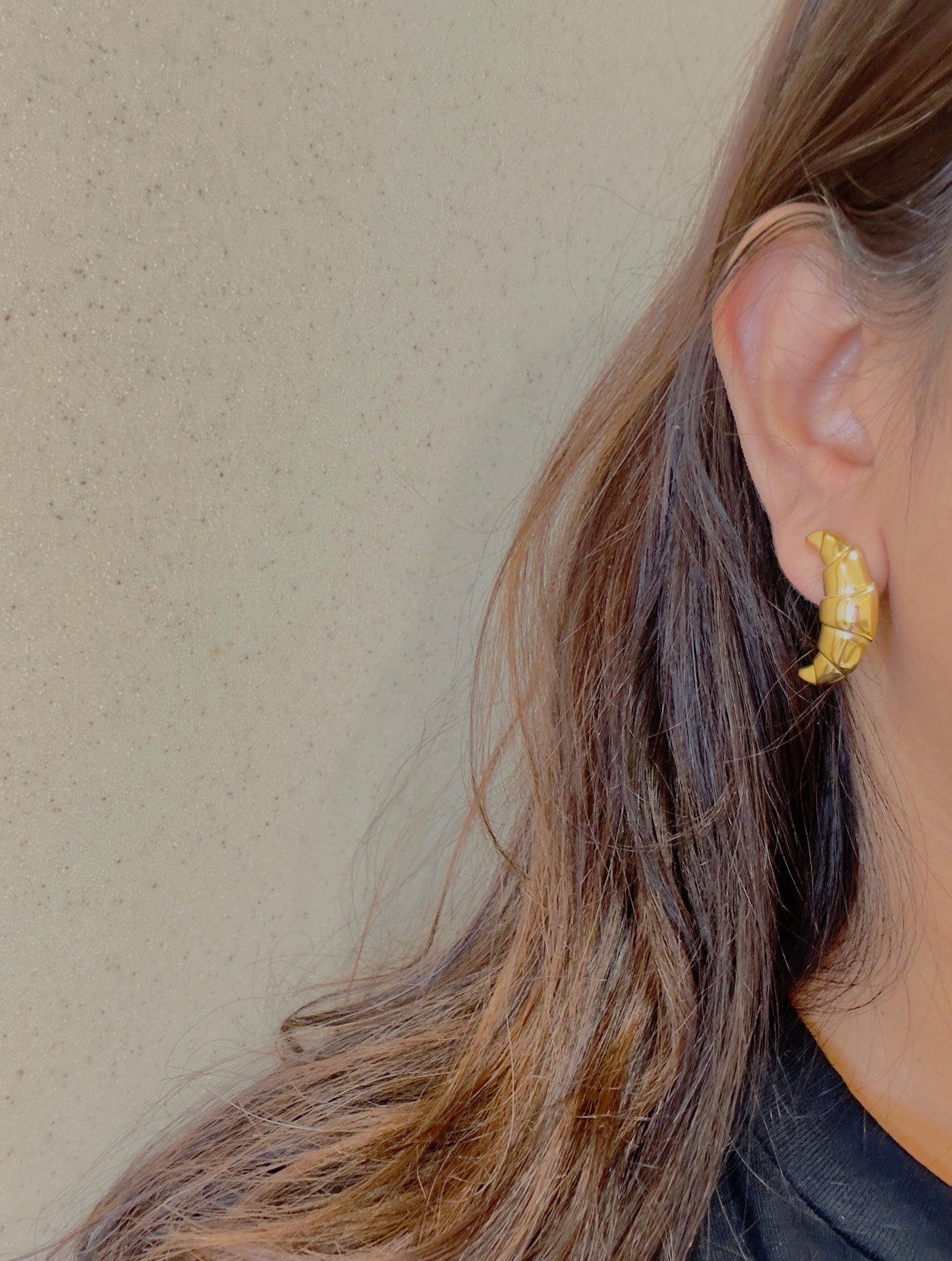 Croissant Earrings.