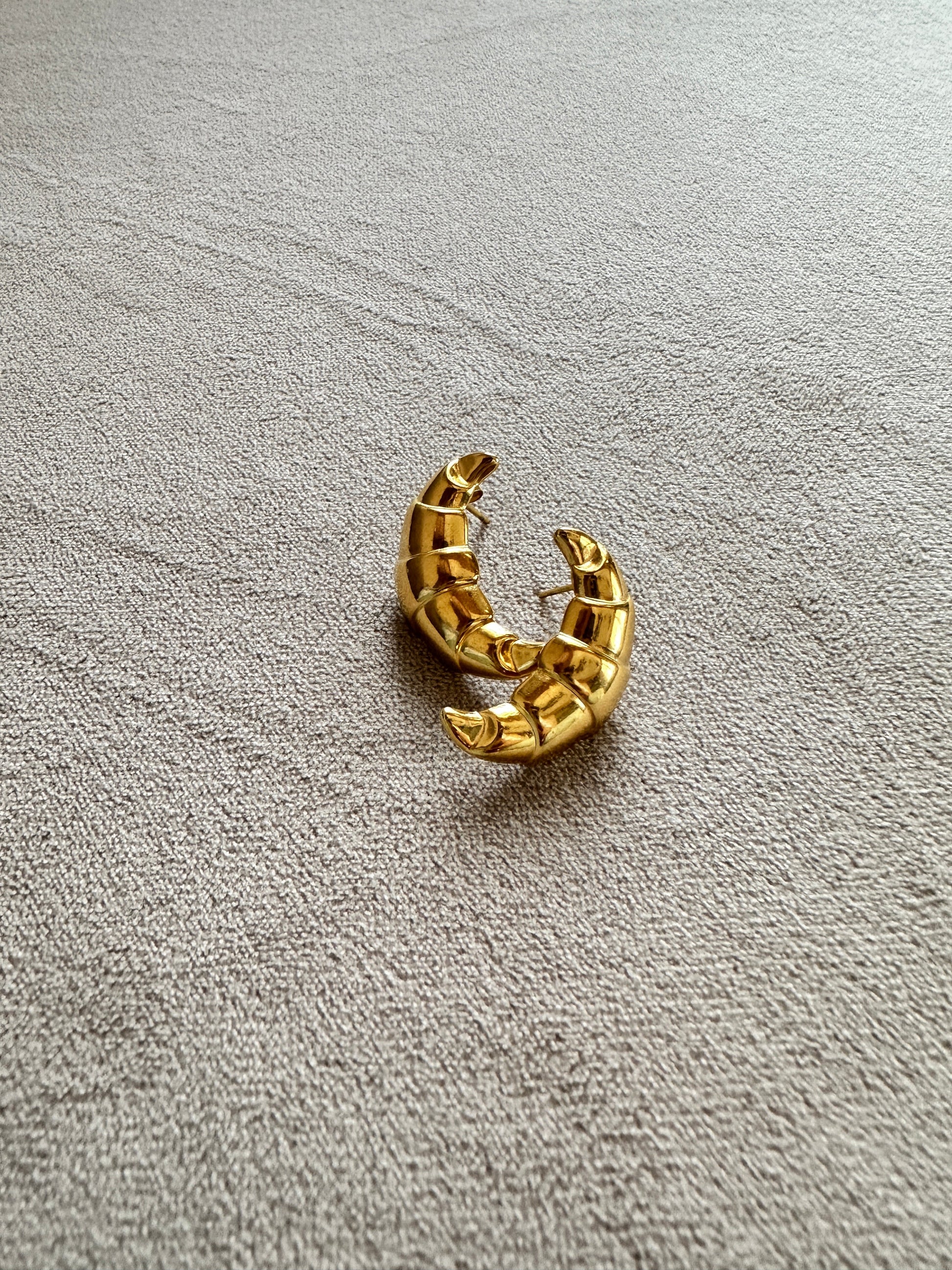 Croissant Earrings.