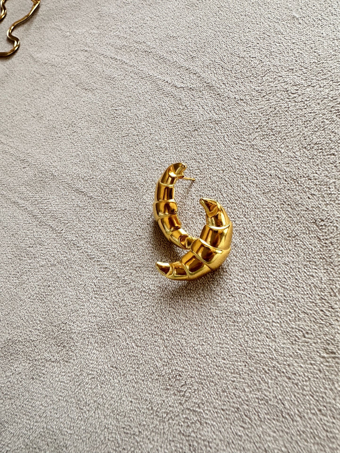 Croissant Earrings.