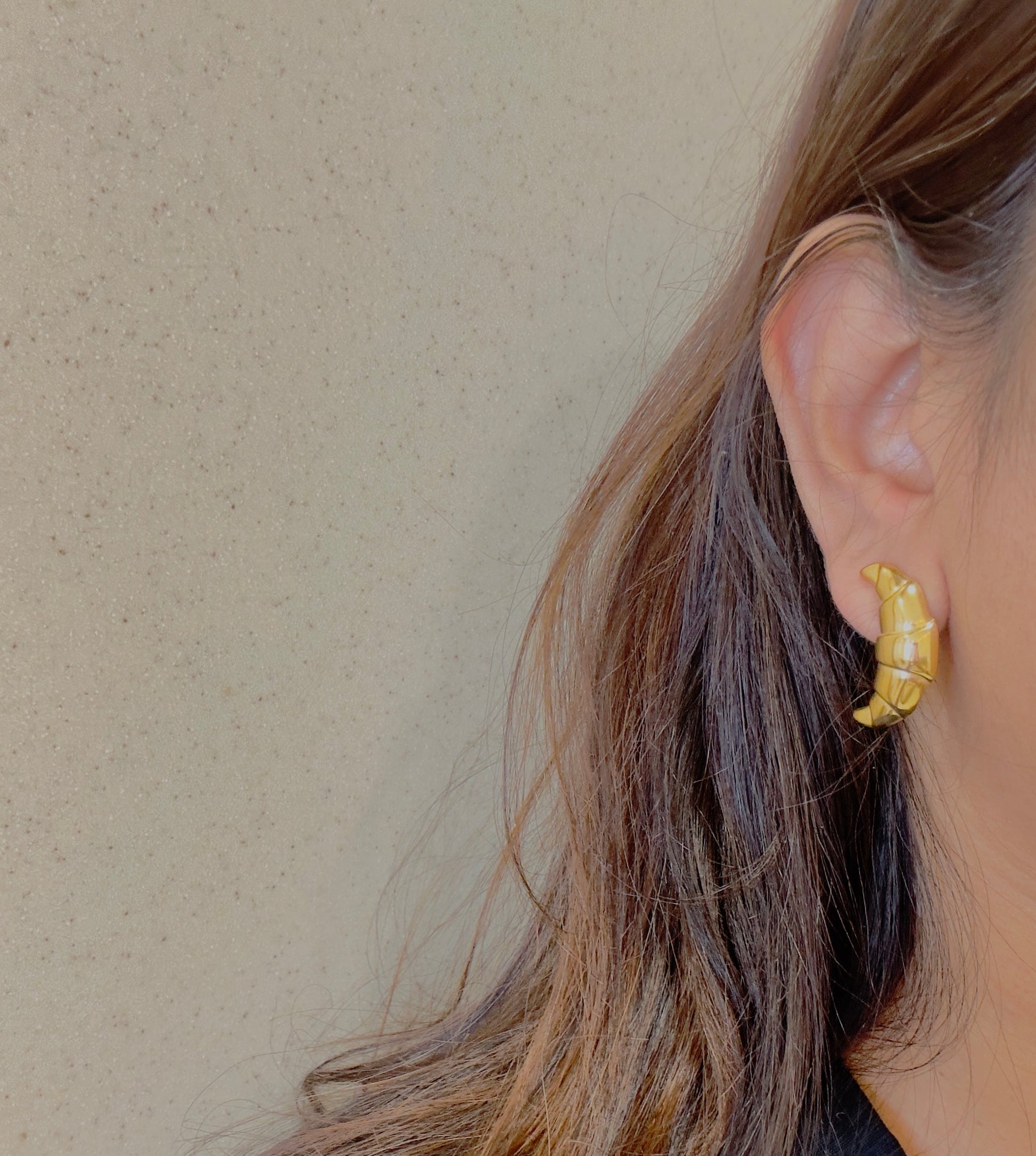 Croissant Earrings.