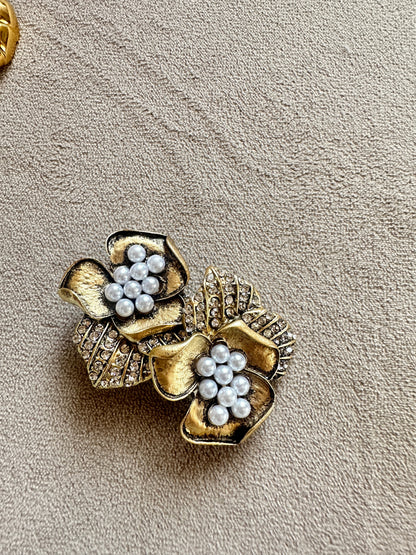 Flower Girl Pearl Earring.